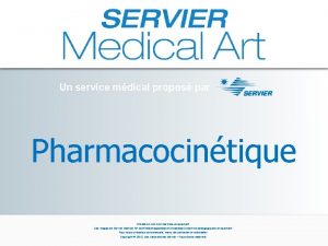 Un service mdical propos par Pharmacocintique Utilisation non