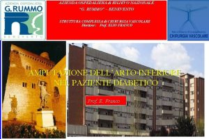 AZIENDA OSPEDALIERA di RILIEVO NAZIONALE G RUMMO BENEVENTO