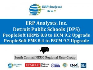 ERP Analysts Inc Detroit Public Schools DPS People