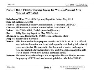 May 2010 doc IEEE 15 10 0303 00