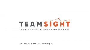 An Introduction to Team Sight The Team Sight