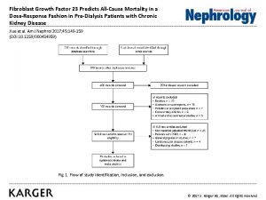 Fibroblast Growth Factor 23 Predicts AllCause Mortality in