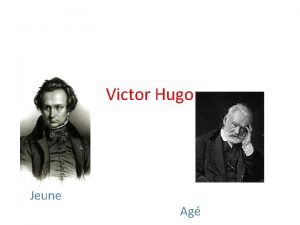 Victor Hugo Jeune Ag Biographie Victor Hugo 1802