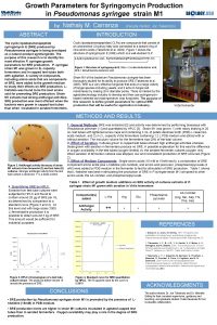 Growth Parameters for Syringomycin Production in Pseudomonas syringae