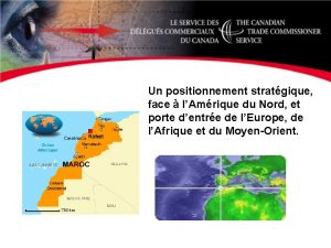 Un positionnement stratgique face lAmrique du Nord et
