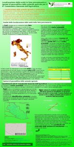 Localizzazione delle unit in lista precensuaria e ipotesi