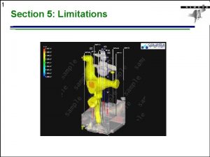 1 Section 5 Limitations 2 ISCO Limitations u