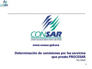 www consar gob mx Determinacin de comisiones por