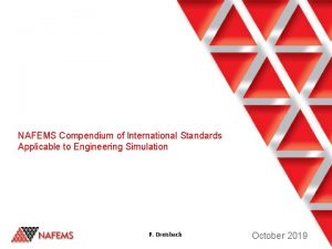 NAFEMS Compendium of International Standards Applicable to Engineering