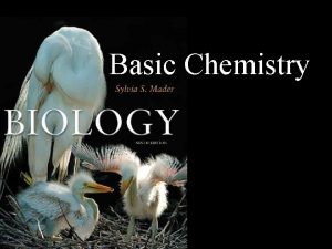 Chapter 02 Basic Chemistry Basic Chemistry Review You