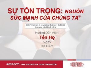 S TN TRNG NGUN SC MNH CA CHNG