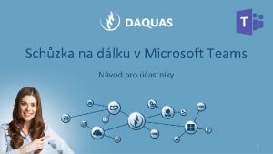 Schzka na dlku v Microsoft Teams Nvod pro