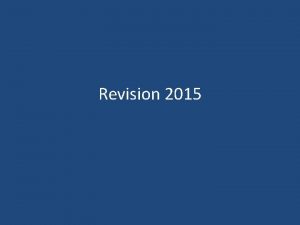 Revision 2015 Key Word Cards Make cards of