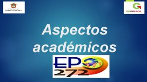 Aspectos acadmicos Matricula inscrita al inicio del ciclo