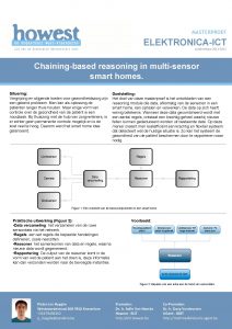 MASTERPROEF ELEKTRONICAICT academiejaar 2011 2012 Chainingbased reasoning in