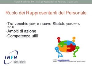 Cagliari 28 settembre 2015 Corso per Rappresentanti del