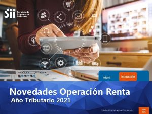 Nivel Intermedio Novedades Operacin Renta Ao Tributario 2021