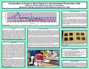 Incorporation of Dragons Blood Pigment in DyeSensitized Photovoltaic