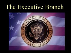 The Executive Branch Qualifications of the President Nativeborn