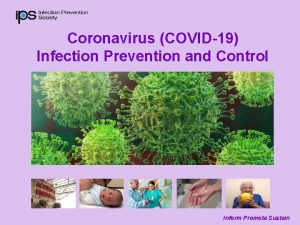 Coronavirus COVID19 Infection Prevention and Control Inform Promote