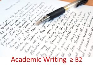 Academic Writing B 2 Waffle wfl great for