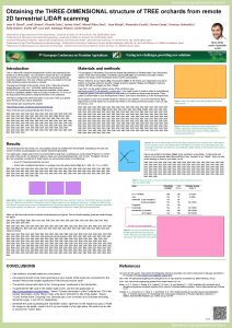 Soil and crop proximal sensors Obtaining the THREEDIMENSIONAL