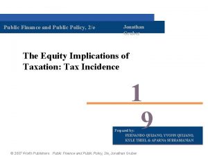 Public Finance and Public Policy 2e Jonathan Gruber