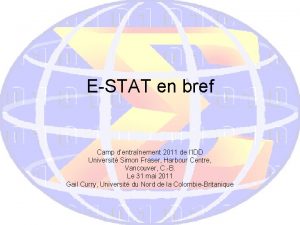 ESTAT en bref Camp dentranement 2011 de lIDD