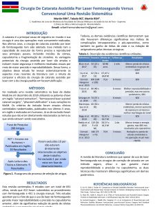 Cirurgia De Catarata Assistida Por Laser Femtosegundo Versus