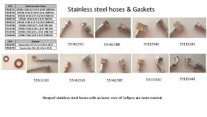 SAP Stainless steel hoses 55042591 SPX 241 DN