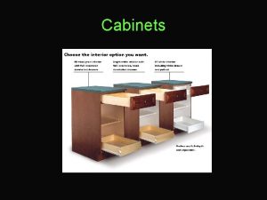 Cabinets kitchen cabinets are typically modular standardized and