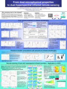 From dust microphysical properties to dust hyperspectral infrared