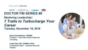 DOCTOR FBI SERIES 5 Mastering Leadership 7 Traits