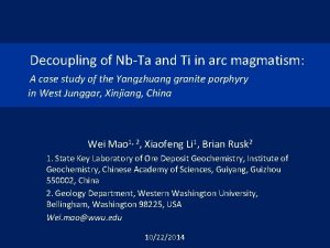 Decoupling of NbTa and Ti in arc magmatism