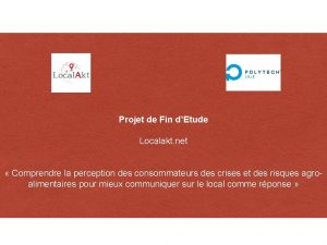 Projet de Fin dEtude Localakt net Comprendre la