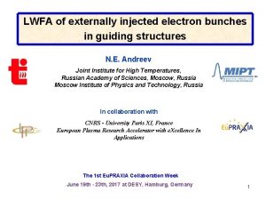 LWFA of externally injected electron bunches in guiding