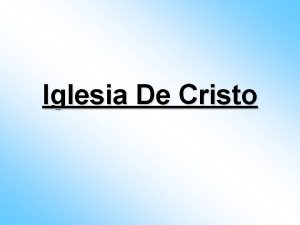 Iglesia De Cristo Aceptando Doctrinas Ajenas La Doctrina