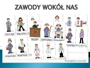 ZAWODY WOK NAS KLASYFIKACJA ZAWODW I SPECJALNOCI klasyfikacj