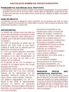 AQU COLOCAR NOMBRE DEL PROYECTOPROTOTIPO PROBLEMTICA QUE RESUELVE