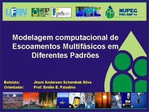 Modelagem computacional de Escoamentos Multifsicos em Diferentes Padres