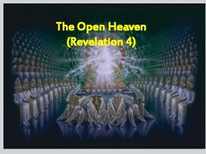 The Open Heaven Revelation 4 Open Door 1