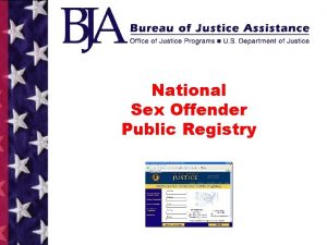 National Sex Offender Public Registry What is NSOPR