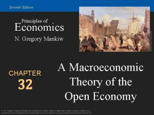 Seventh Edition Economics N Gregory Mankiw CHAPTER 32