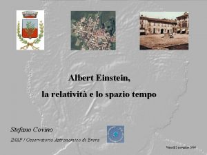 Albert Einstein la relativit e lo spazio tempo