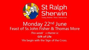 Monday nd 22 June Feast of Ss John