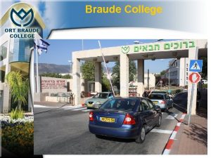 Braude College 1 2 ORT Braude College Karmiel