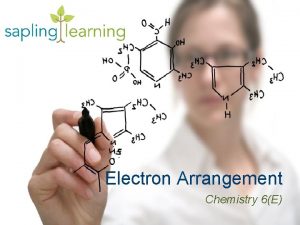 Electron Arrangement Chemistry 6E Electron Arrangement Lesson Objectives