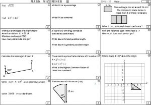 Mark maximiser 2345-1f