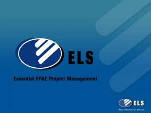 Among our International projects we provided FFE installation