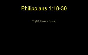 Philippians 1 18 30 English Standard Version Yes